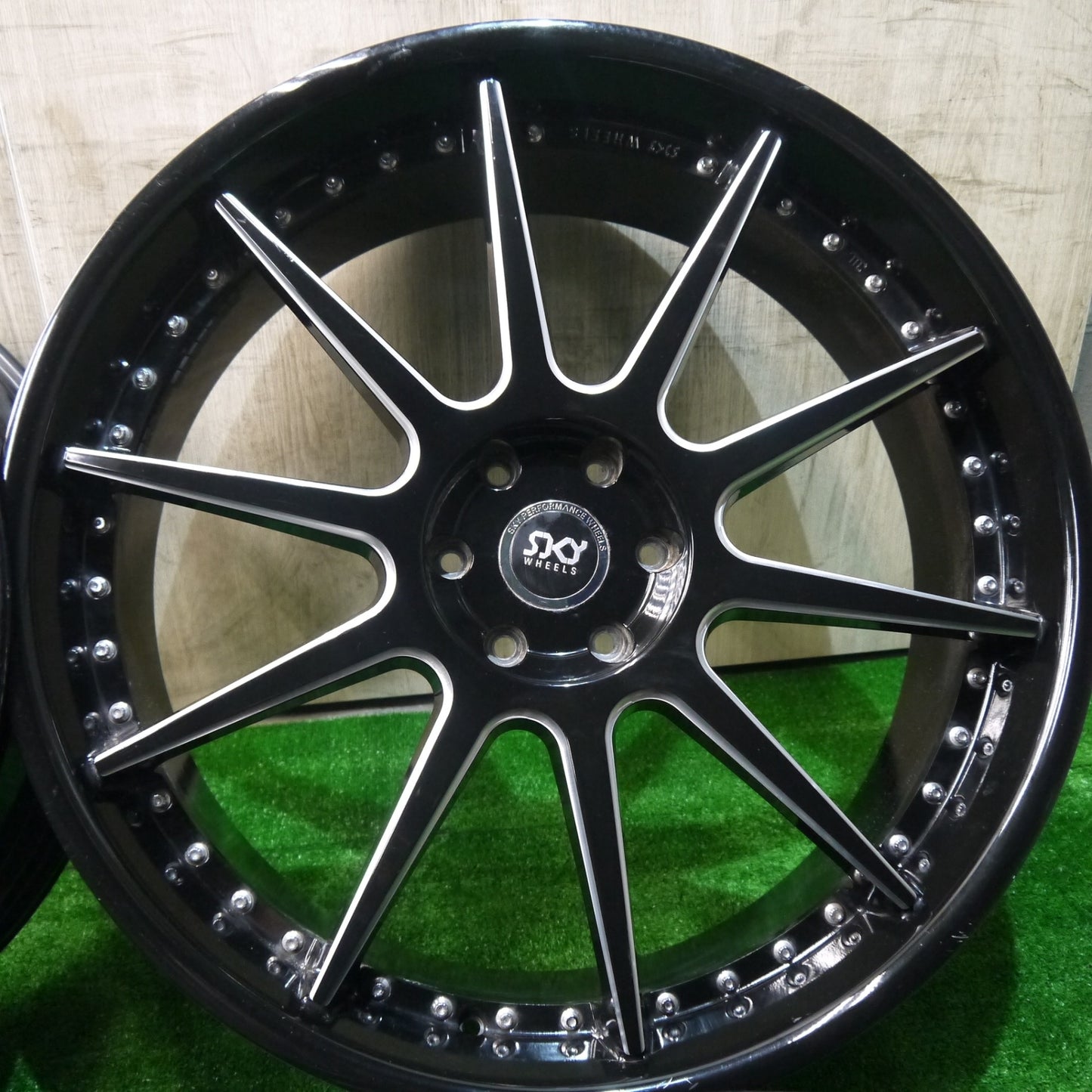 4本価格★SKY FORGED S206 26インチ スカイ フォージド ホイール 26×10J ランクル エスカレード サバーバン 等 PCD139.7/6H★5111101KKホ