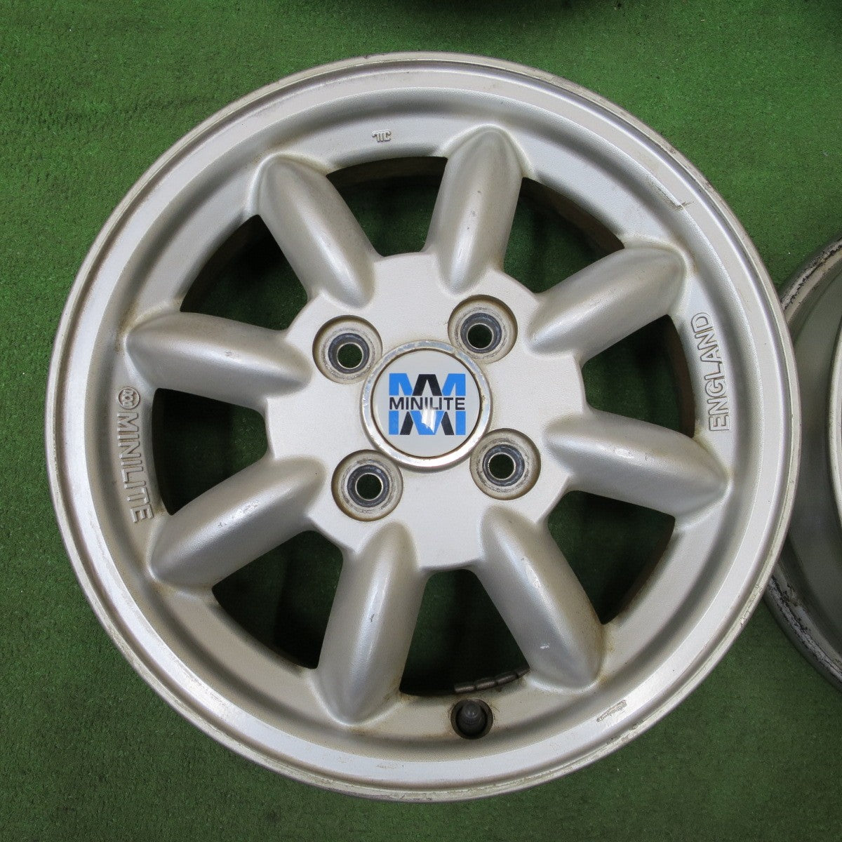4本価格★MINILITE ミニライト 14インチ ホイール 14×4.5J PCD100/4H★6022001NGホ