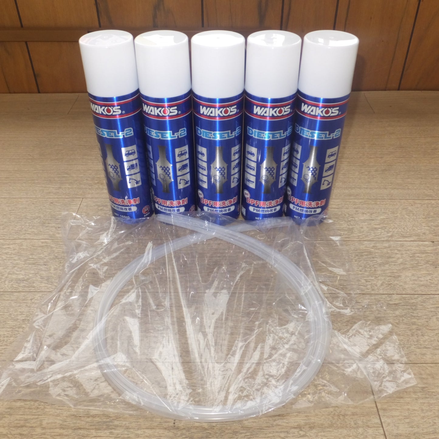 [送料無料] ★和光ケミカル ワコーズ WAKO'S DIESEL-2 泡状 DPF用洗浄剤 PM燃焼改善 A403 165mL 5本 セット　ロングノズル 付★