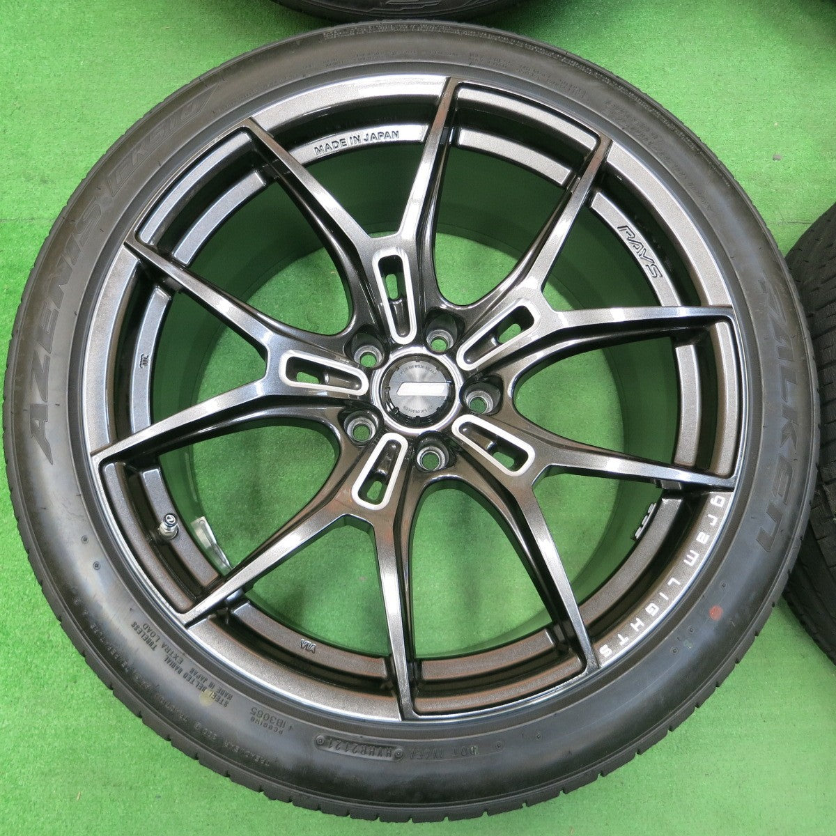 *送料無料* キレイ！センサー付★レクサス等 RAYS gram LIGHTS GL-57FXZ 245/45R20 275/40R20 ファルケン FK510 レイズ PCD120/5H★4031508イノ