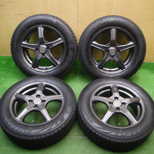 バリ溝！8.5分★スタッドレス 175/65R15 ブリヂストン ブリザック VRX2 TOPRUN トップラン 15インチ PCD100/4H★5010610Hス