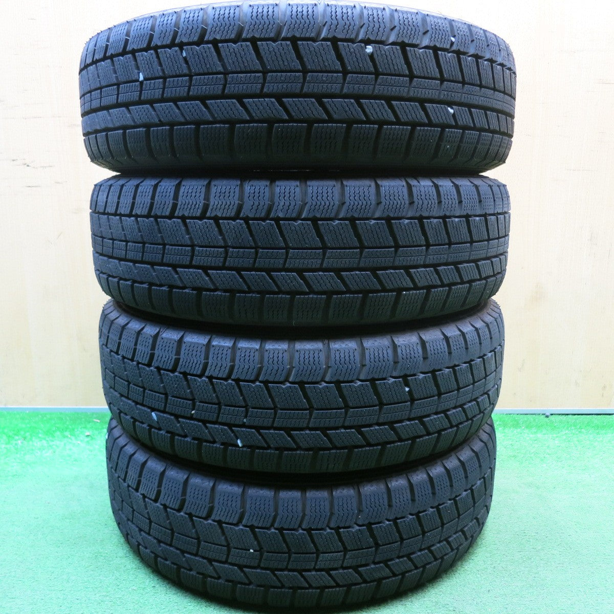 ほぼ未使用！24年！キレイ★スタッドレス 155/65R14 オートバックス ノーストレック N5 Exsteer エクスター 14インチ PCD100/4H★6040522HAス