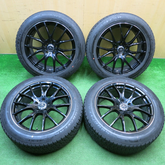 バリ溝！9分★スタッドレス 225/55R19 グッドイヤー アイスナビ SUV Voltec MILANO ボルテック インターミラノ 19インチ PCD114.3/5H★5112501HAス