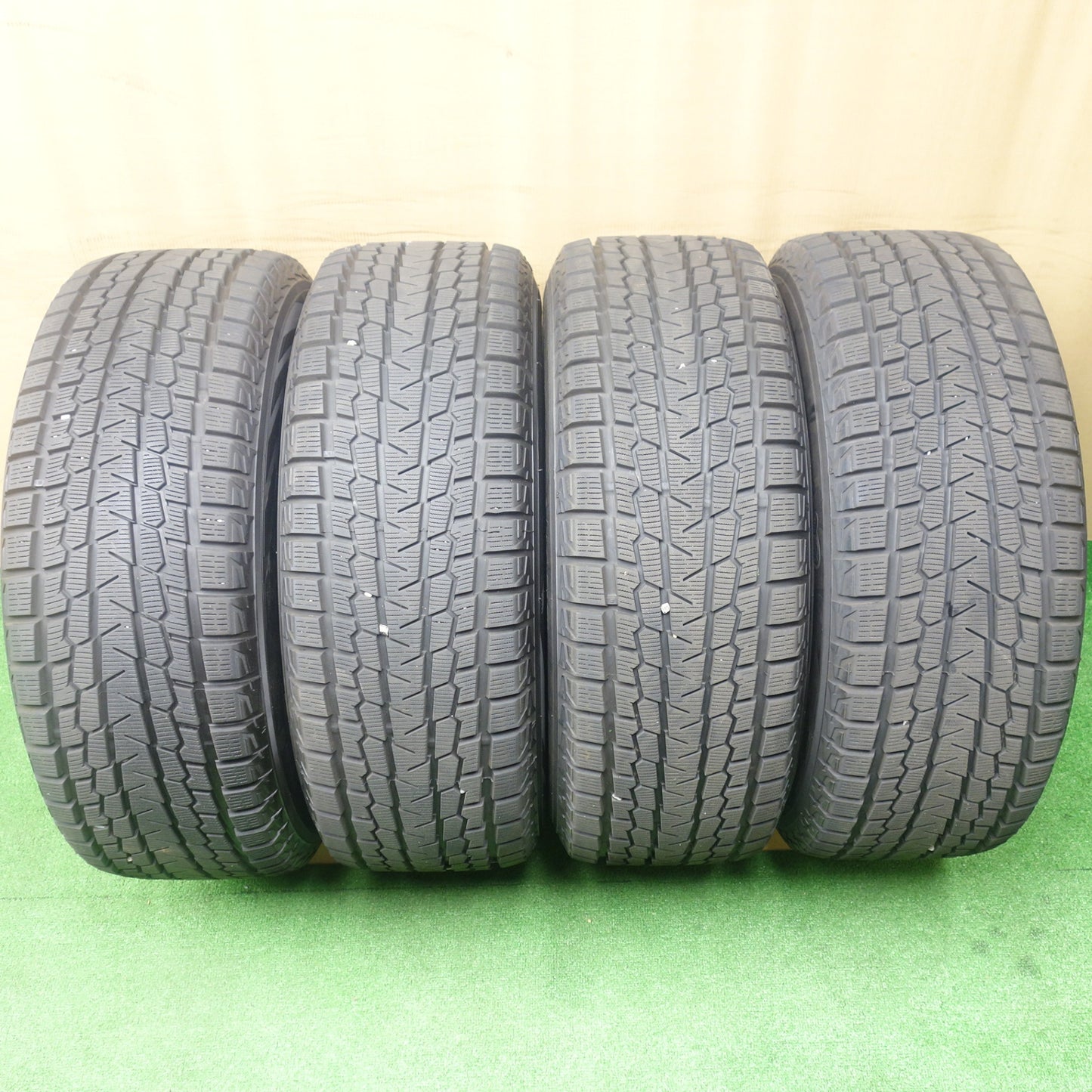 バリ溝！23年！キレイ！9.5分★KEELER TACTICS 265/60R18 スタッドレス ヨコハマ アイスガード G075 キーラー タクティクス 18インチ PCD139.7/6H★6011702KTス