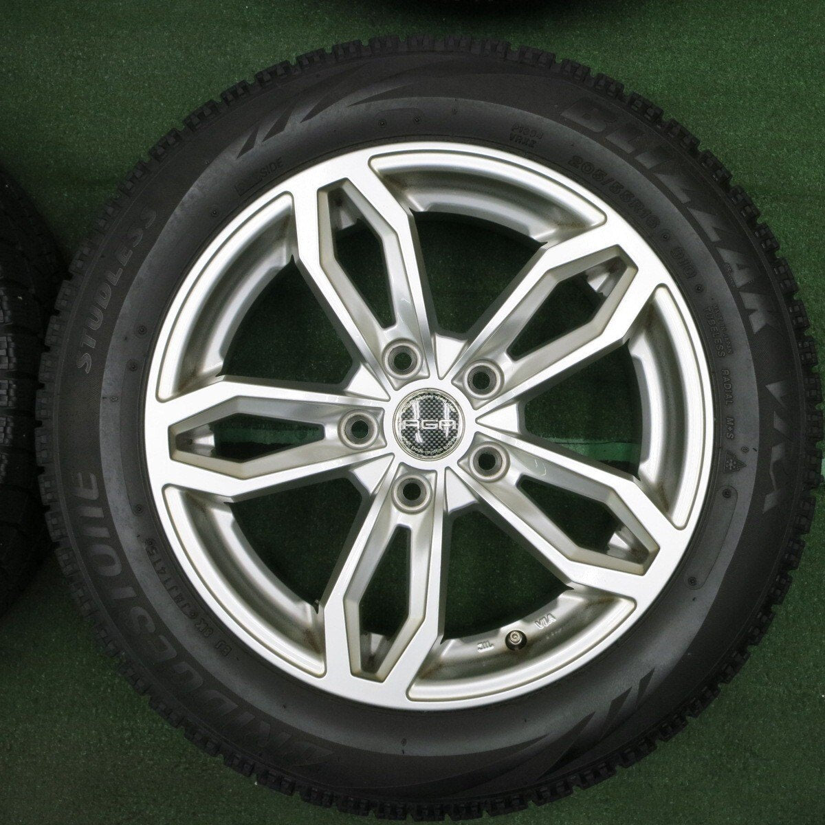 4本価格★ワーゲン 等 AGA 205/55R16 スタッドレス ブリヂストン ブリザック VRX 16インチ PCD112/5H★4040908TNス