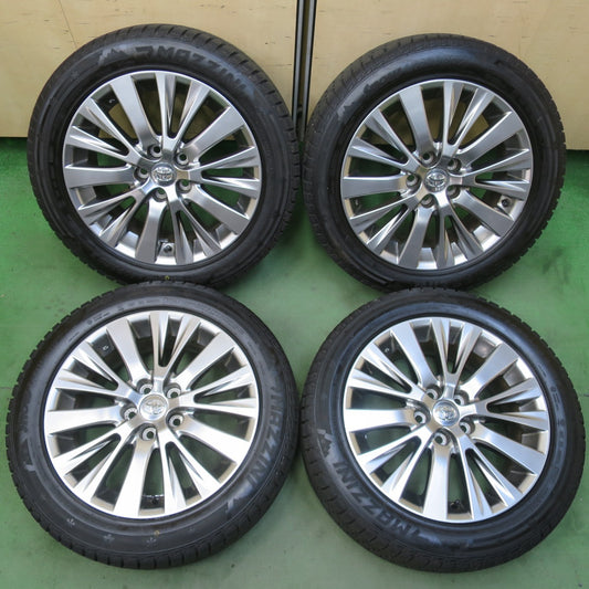 ほぼ未使用！25年！キレイ★トヨタ 20系 ヴェルファイア アルファード 純正 235/50R18 スタッドレス マジーニ Snow LEOPARD2 18インチ PCD114.3/5H★6040709イス