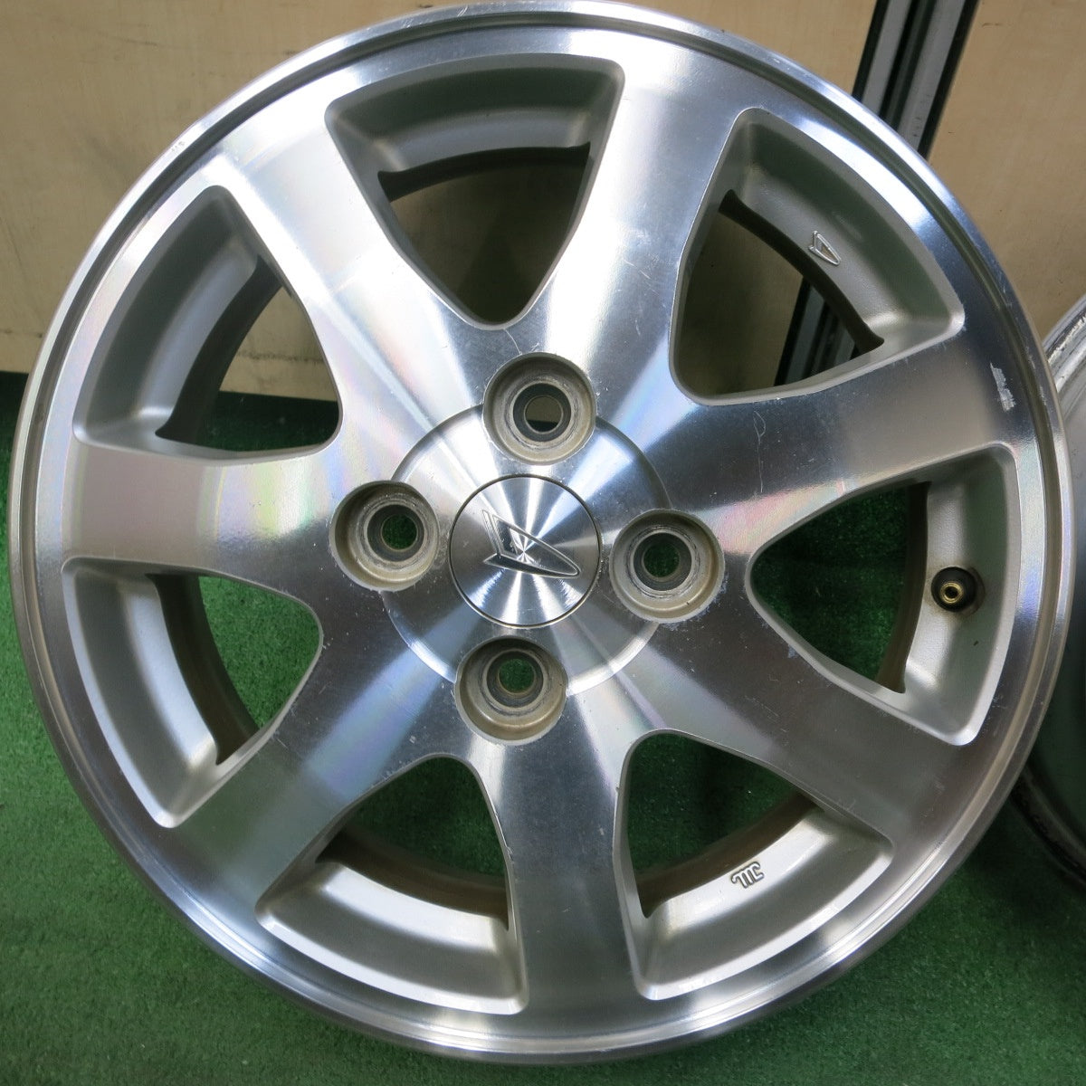 [送料無料] 4本価格★ダイハツ ムーヴ カスタム 純正 ホイール 14インチ 14×4.5J PCD100/4H★4103110SYホ