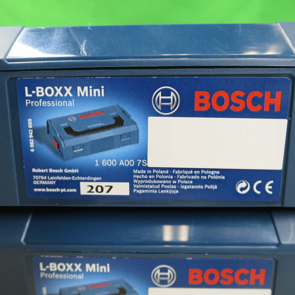 [送料無料] 3点まとめ売り！キレイ☆BOSCH ボッシュ 工具 ボックス L-BOXX Mini 207 1 600 A00 7S 工具箱 作業 箱 道具 箱 6 082 492 8BS☆