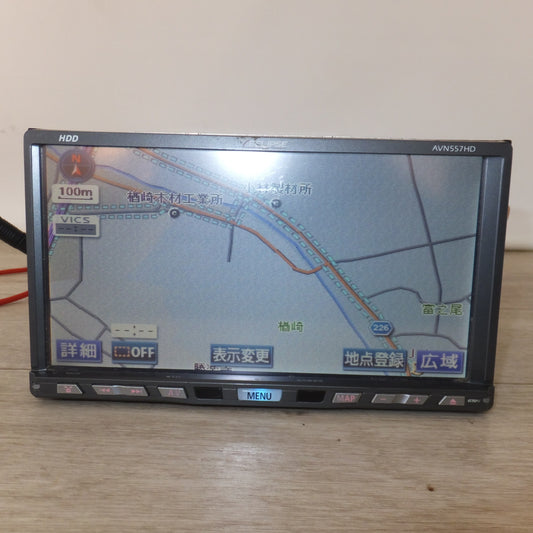 [送料無料] 現状品★イクリプス ECLIPSE HDDナビゲーション AVN557HD[5]★