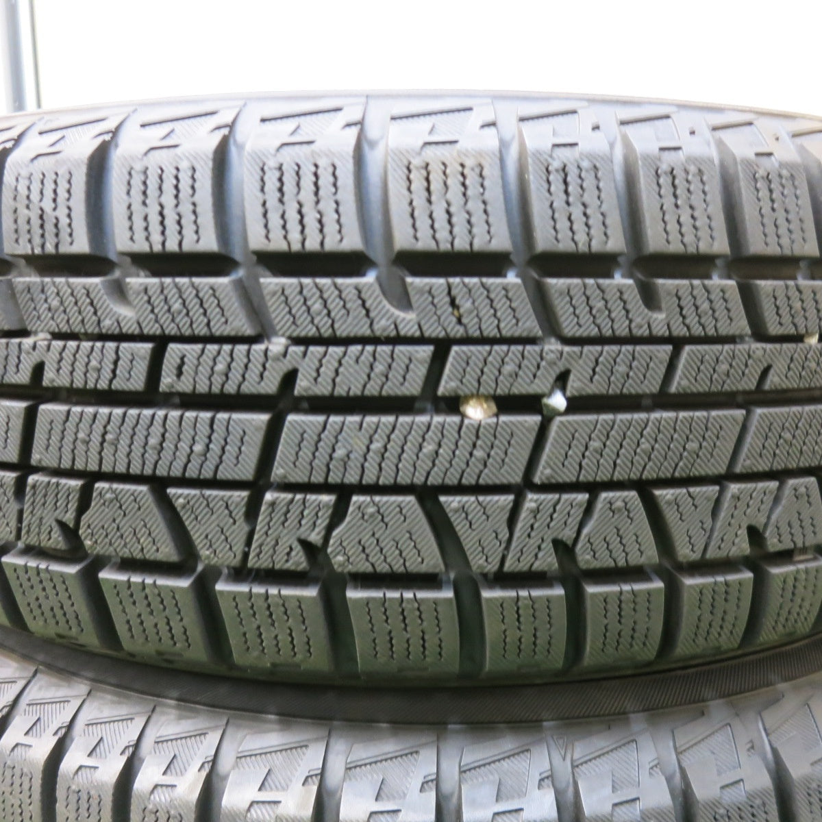 [送料無料] 超バリ溝！キレイ！ほぼ10分★ダイハツ ミライース 純正 スチール 155/65R14 スタッドレス ヨコハマ アイスガード iG50 プラス 14インチ PCD100/4H★5022807SYス