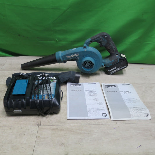 [送料無料] ☆マキタ 充電式 ブロワ 18V UB185D 充電器 バッテリー 付き ブロワー 送風 集じん 電動 工具☆