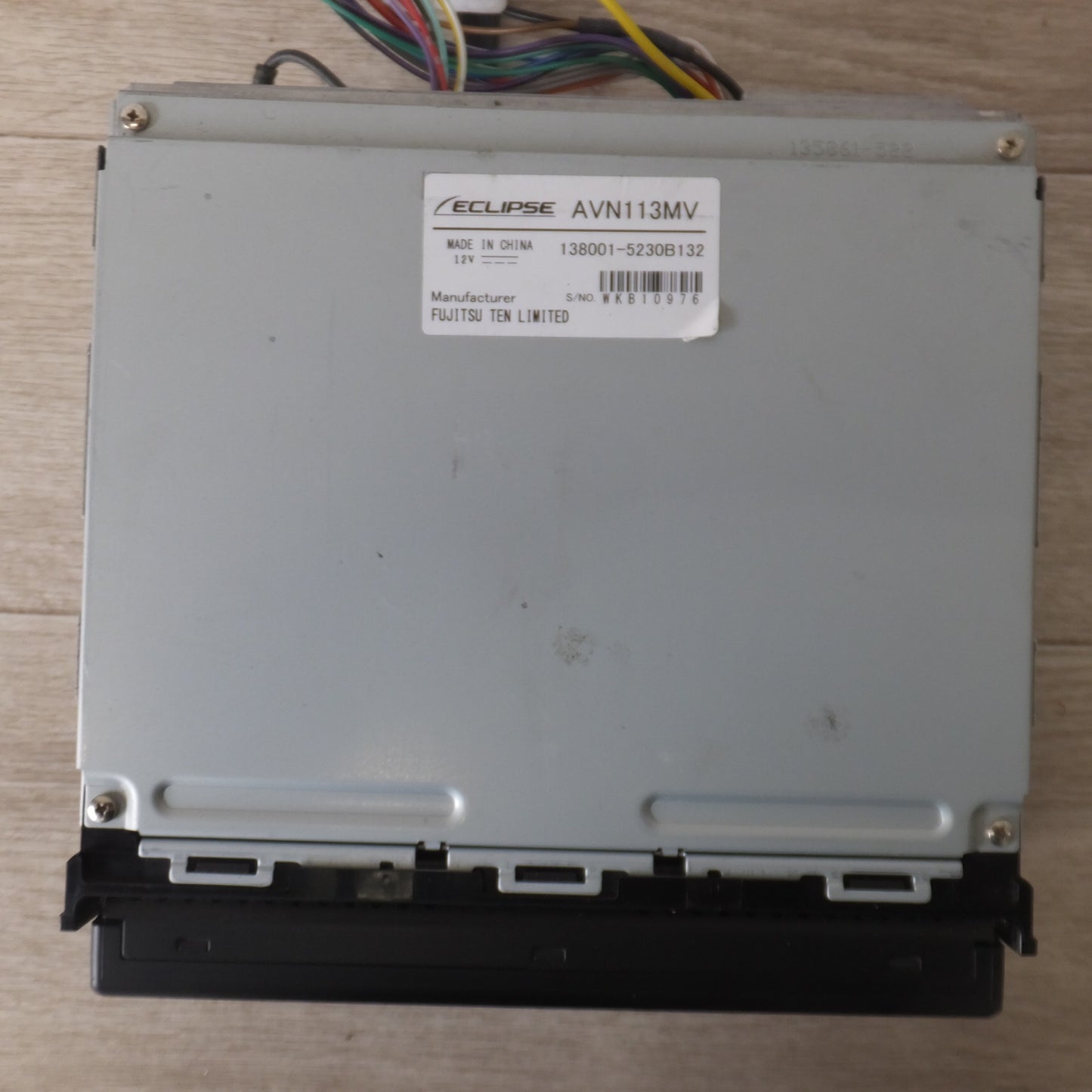 [送料無料] 現状品★富士通テン イクリプス ECLIPSE メモリーナビゲーション AVN113MV セキュリティロック[76]★
