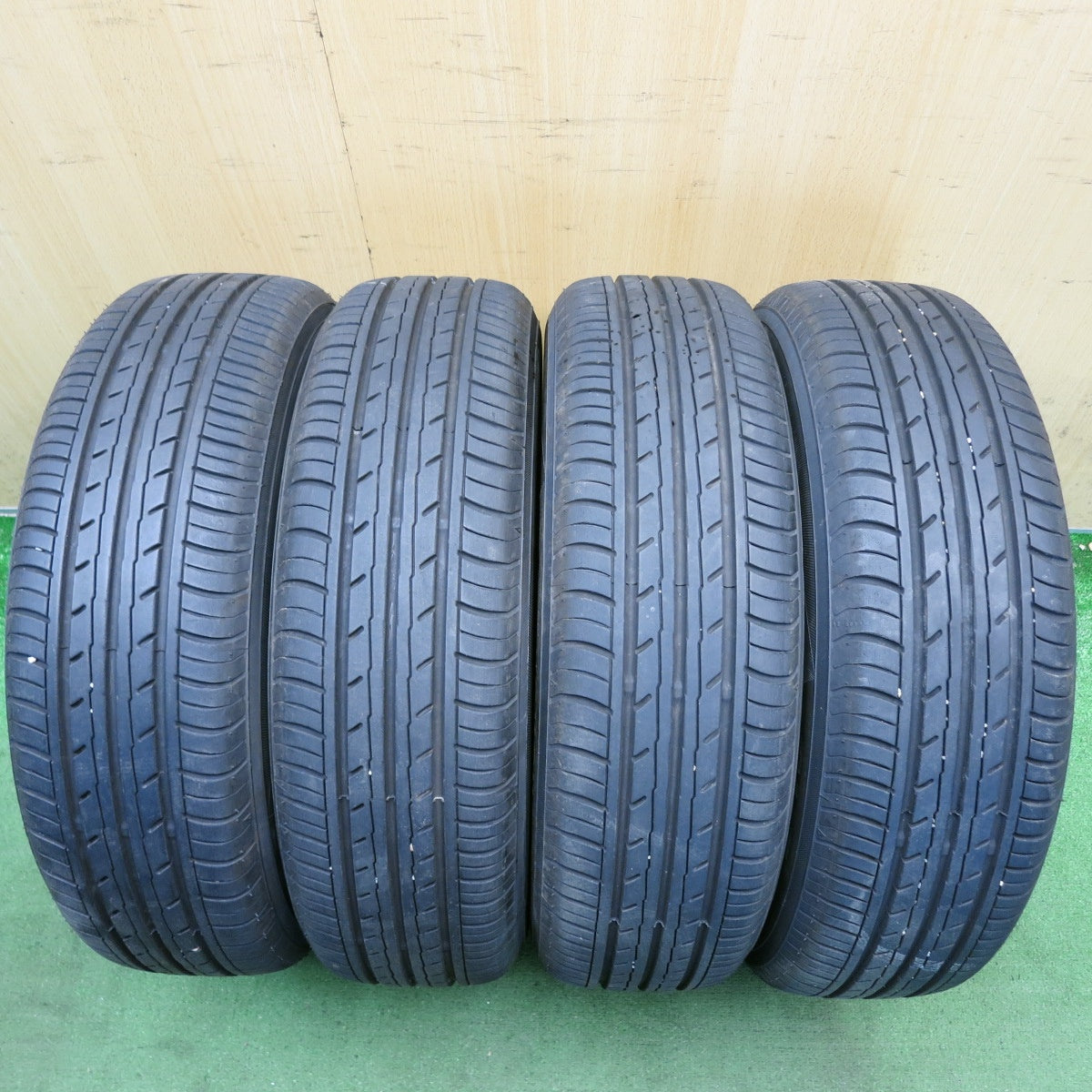 4本価格！24年◎175/65R15 ヨコハマ BluEarth-ES ES32 スチール ホイール ブルーアース 15インチ PCD100/4H◎6090605HAノ