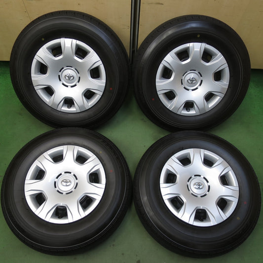 新車外し！26年◎トヨタ 200系 ハイエース 純正 スチール 195/80R15 107/105S ブリヂストン エコピア RD613 15インチ PCD139.7/6H◎6091504IMノ