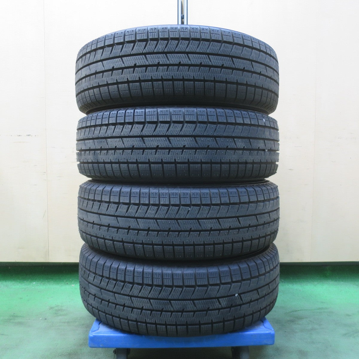 超バリ溝！25年！キレイ！ほぼ10分★スタッドレス 185/65R15 ヨコハマ アイスガード iG80 KORPER ケルパー 15インチ PCD100/4H★6031207イス