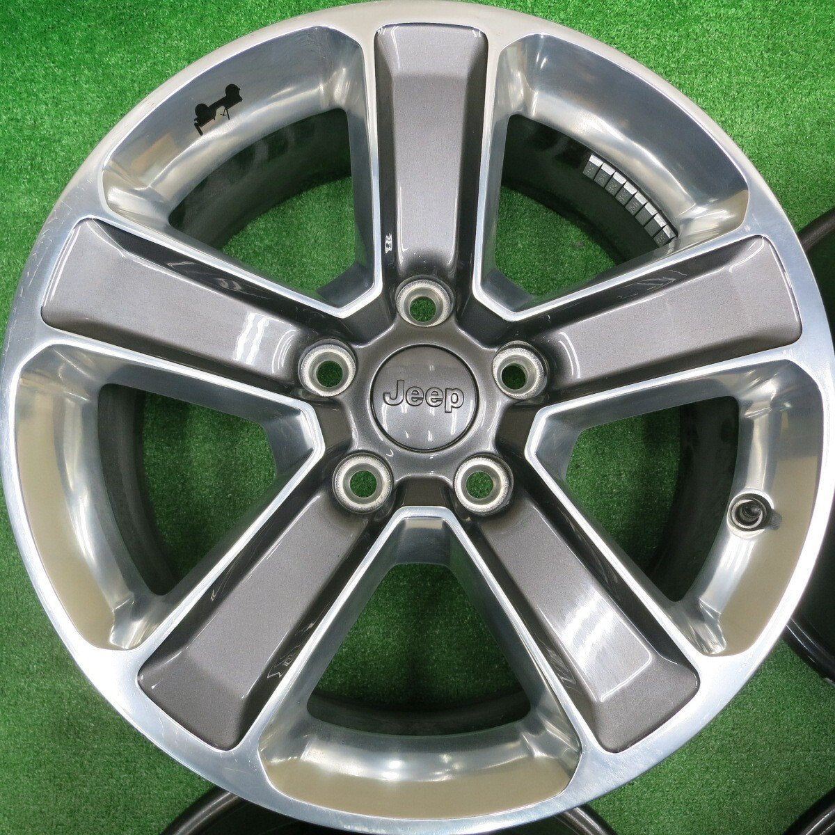 [送料無料] 4本価格★JEEP ジープ JL ラングラー アンリミテッド サハラ 純正 ホイール 18インチ 18×7.5J PCD127/5H★4101101HAホ