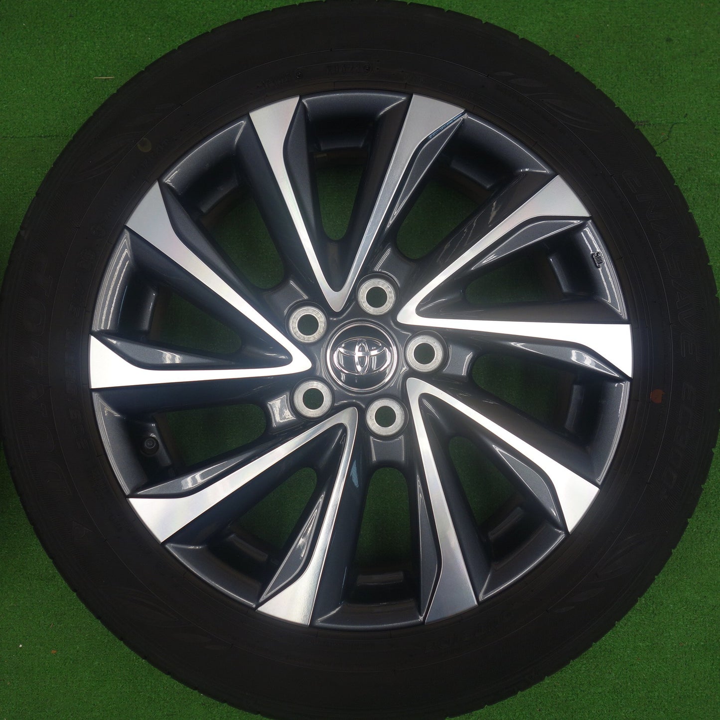 バリ溝！23年！キレイ！8.5分◎トヨタ 90系 ノア ヴォクシー S-Z 純正 205/55R17 ダンロップ エナセーブ EC300+ 17インチ PCD114.3/5H◎6062002KTノ