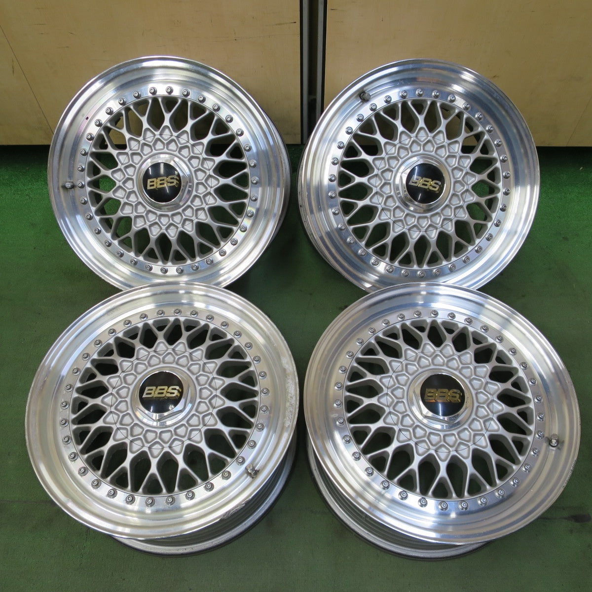 4本価格◎BBS RS346 16インチ ホイール 16×7J PCD114.3/5H◎6081003NGホ