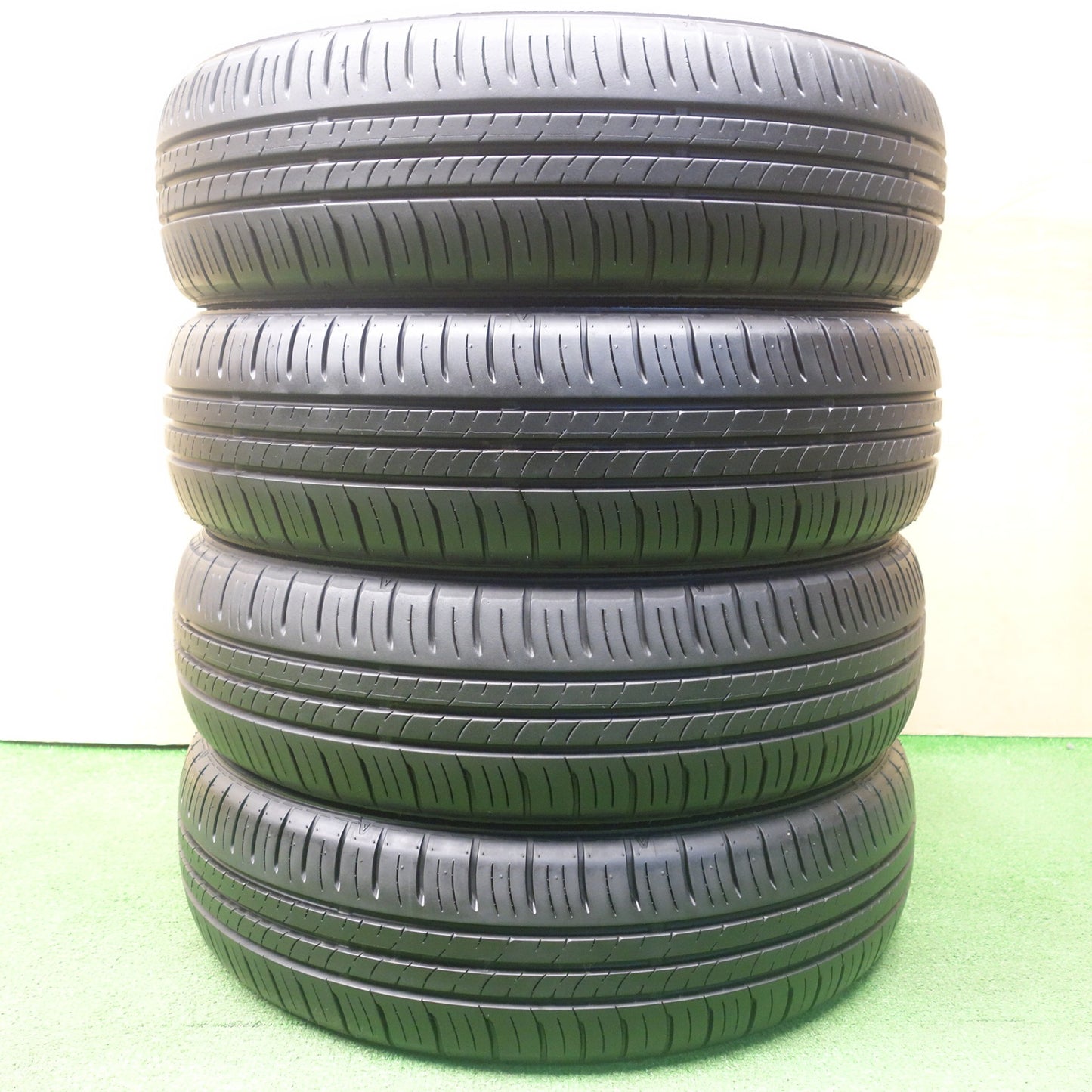 バリ溝！24年！9分★165/60R15 ダンロップ エナセーブ EC300+ タイヤ 15インチ ハスラー フレア クロスオーバー デリカ ミニ D:2 等★6021803KTノタ