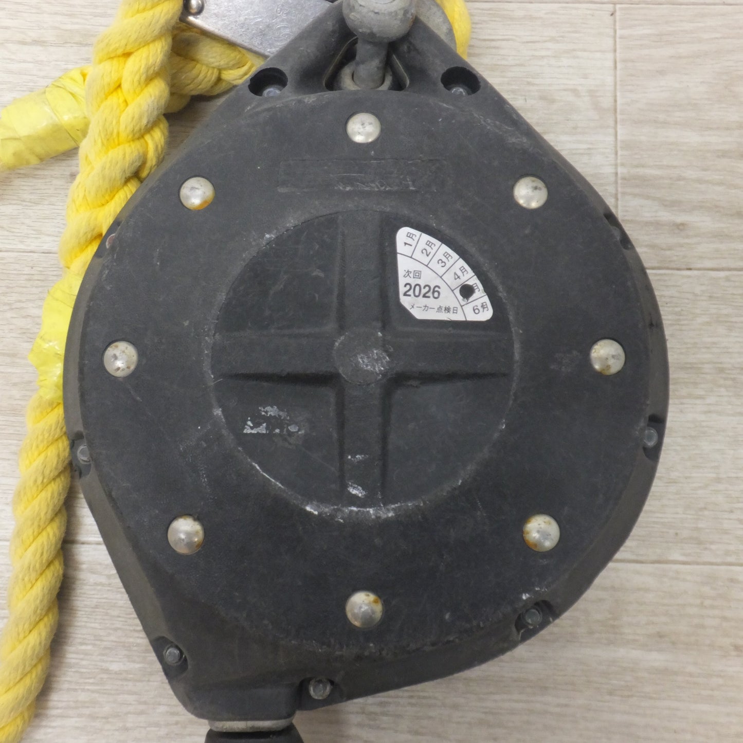 [送料無料] ★キョーワ KYOWA キョーワ式 安全ブロック SAFETY BLOCK ワイヤロープタイプ LB-12 12m　最大使用質量 85kg「3」★