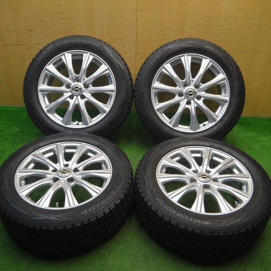 バリ溝！9.5分★スタッドレス 225/55R17 ダンロップ ウインターマックス WM01 AXEL アクセル 17インチ PCD114.3/5H★4122403Hス