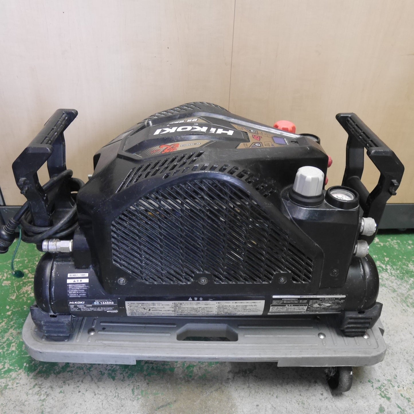 [送料無料] ☆HiKOKI ハイコーキ 高圧 エア コンプレッサー EC1445H3 改 45気圧 エアー ツール 工具 100V 現状品☆