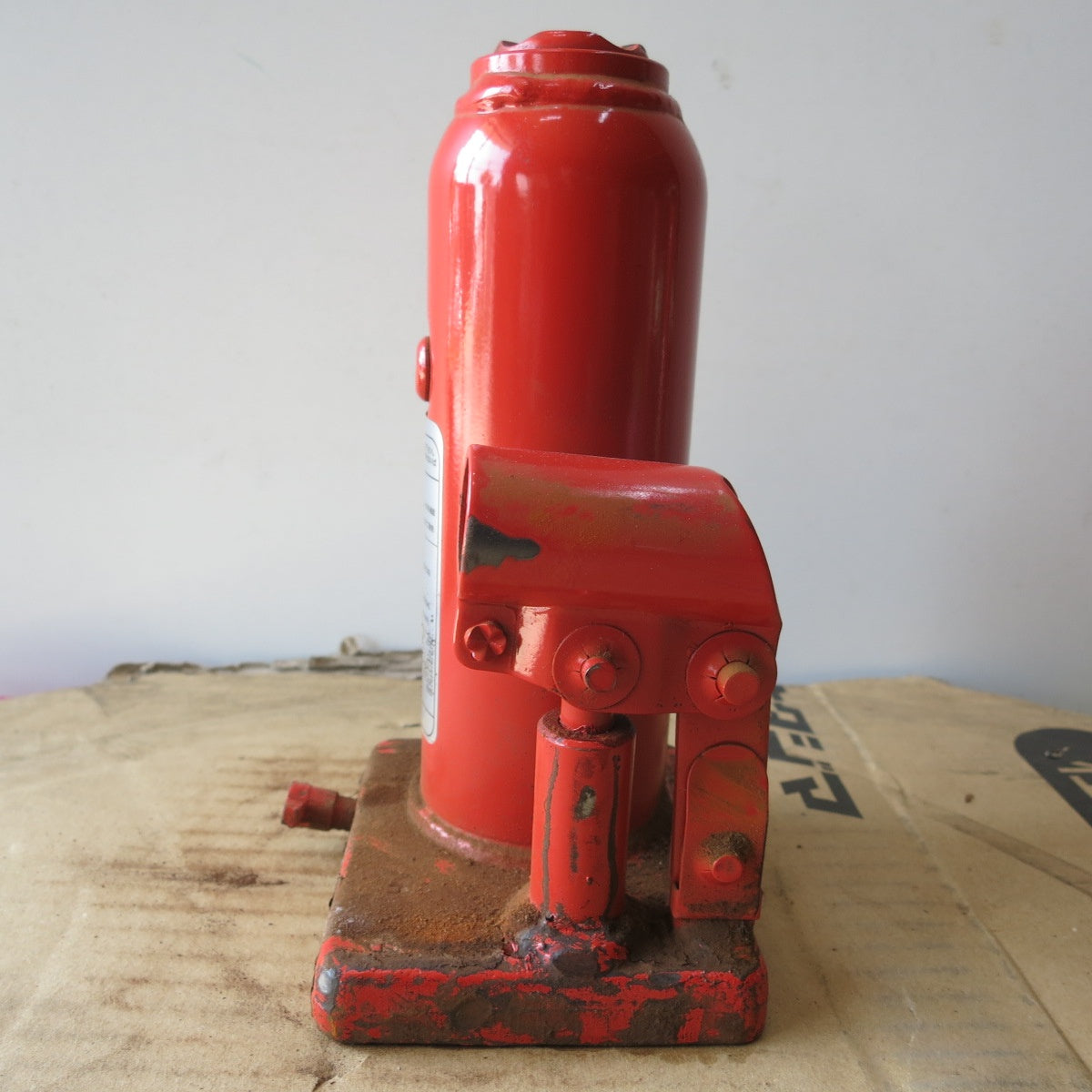 [送料無料] ◆マサダ 油圧 ジャッキ NF-5IF 工具 5TON 5ton 5トン 5000kg 油圧式 オイル だるま ダルマ 車載 自動車 点検 整備①◆