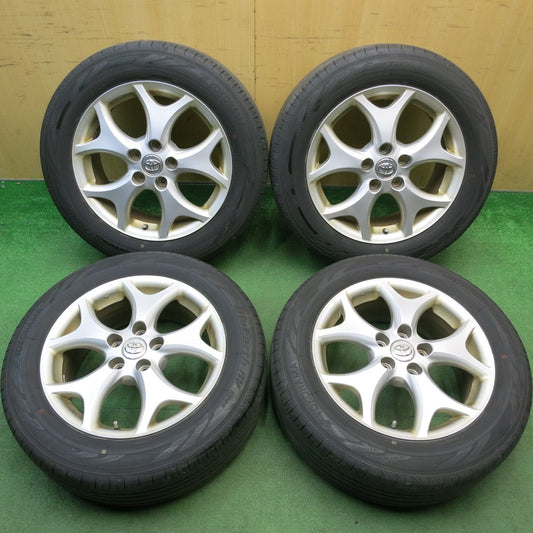 バリ溝！24年！9分★トヨタ 50系 エスティマ 純正 215/60R17 ヨコハマ BluEarth-RV RV03 ブルーアース 17インチ PCD114.3/5H★6032302HAノ