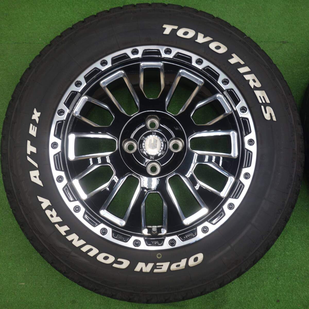バリ溝！24年！9分★205/65R16 トーヨー オープンカントリー A/T EX ホワイトレター LS AVENTURA アヴェンチュラ 16インチ PCD100/4H★6040701KTノ