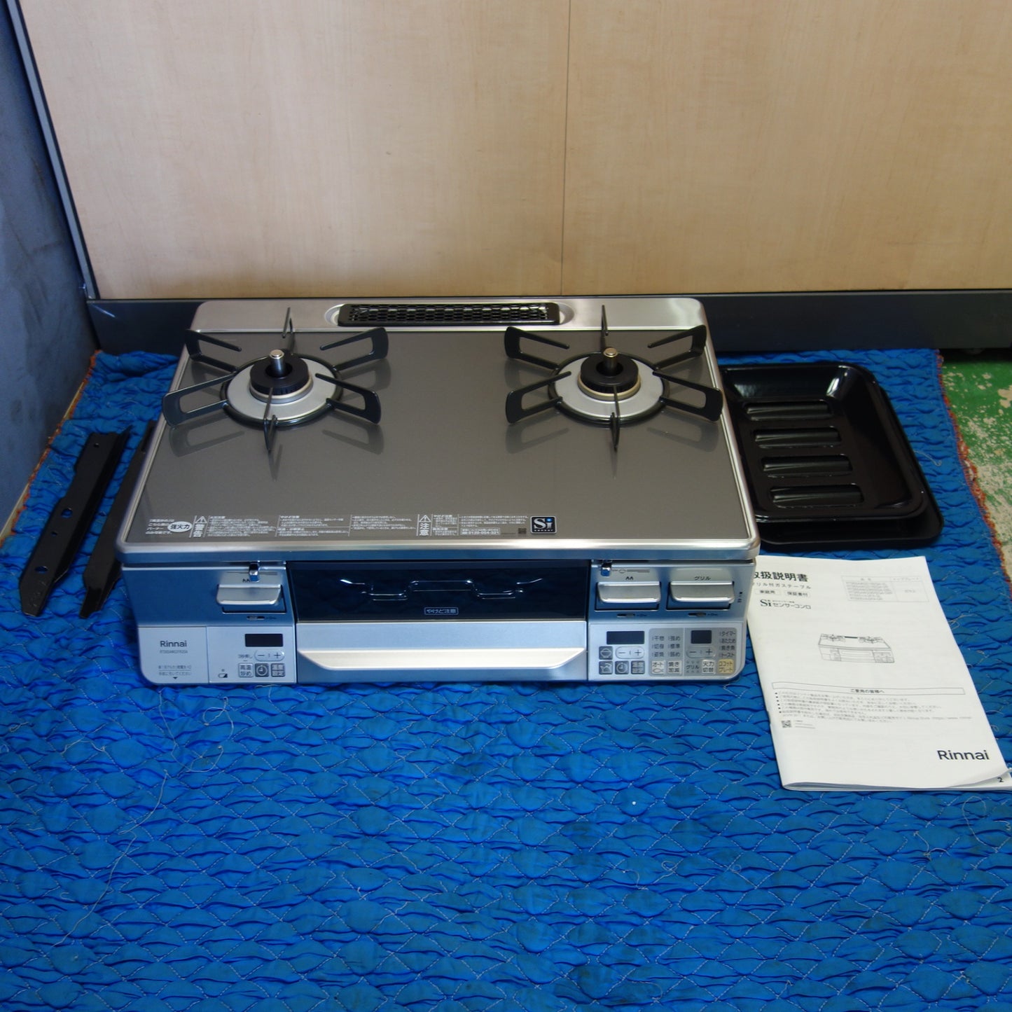 [送料無料] 美品☆リンナイ グリル付 ガステーブル RTS65AWG31R2GA-VL 都市ガス用 LAKUCIE Prime ガスコンロ Rinnai☆