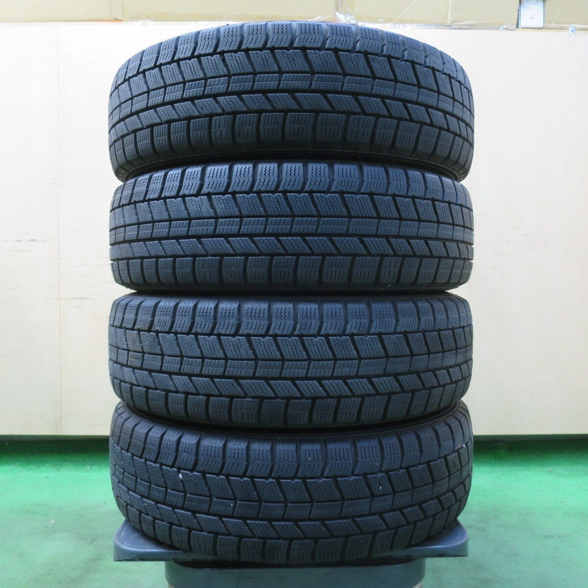 バリ溝！22年！キレイ！8.5分★スタッドレス 155/65R14 オートバックス ノーストレック N5 e:vance HA1 evance エヴァンス 14インチ PCD100/4H★5032610イス