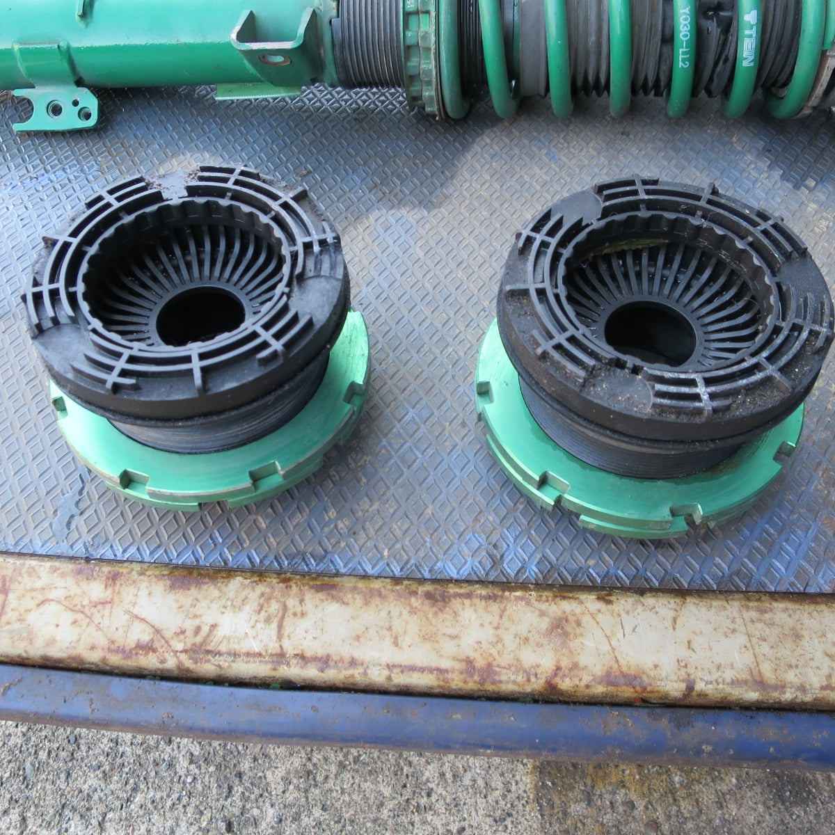 [送料無料] 1台分セット☆ダイハツ L375S タント TEIN テイン 車高調 サスペンション キット G2D48-11536 -L G2D49-11231 2F001 スプリング ショック カー パーツ☆