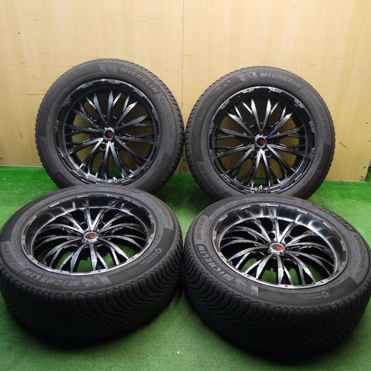 [送料無料] バリ溝！23年！キレイ！9分★LEHRMEISTER LMG VASTIA 265/50R20 ミシュラン CROSSCLIMATE2 SUV レアマイスター ヴァスティア 20インチ PCD139.7/6H★5031711Hノ