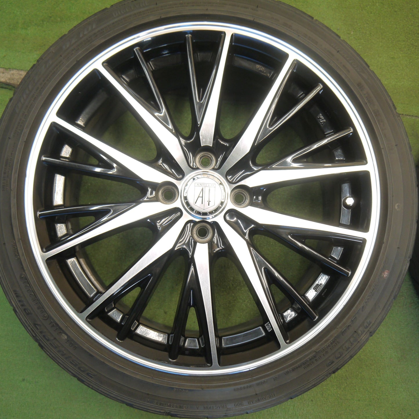 キレイ◎ANHELO CORAZON 205/45R17 ダンロップ DIREZZA DZ101 アネーロ コラソン 17インチ PCD100/4H◎6061912Hノ