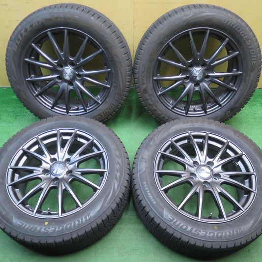 バリ溝！24年！9.5分★スタッドレス 215/55R17 ブリヂストン ブリザック VRX2 VELVA SPORT ヴェルヴァ 17インチ PCD114.3/5H★6033103NJス