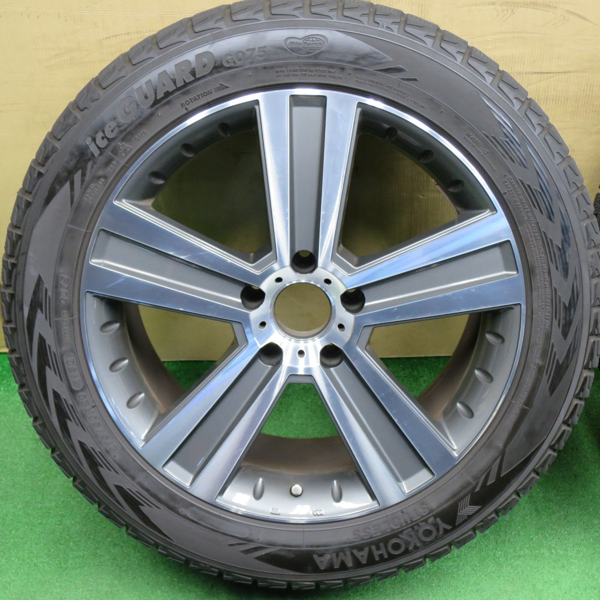 バリ溝！9分★ベンツ Gクラス G63 等 EuroPremium WERNER 275/50R20 スタッドレス ヨコハマ アイスガード G075 ユーロ プレミアム ヴェルナー 20インチ PCD130/5H★6030702NKス
