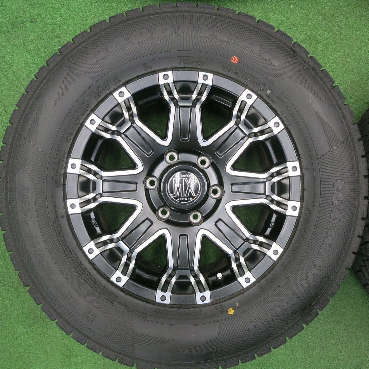 バリ溝！22年！キレイ！9.5分★ROCK KELLY MX 632 ロクサーニ 265/65R17 スタッドレス グッドイヤー アイスナビ SUV 17インチ ロックケリー PCD139.7/6H★5012306TNス