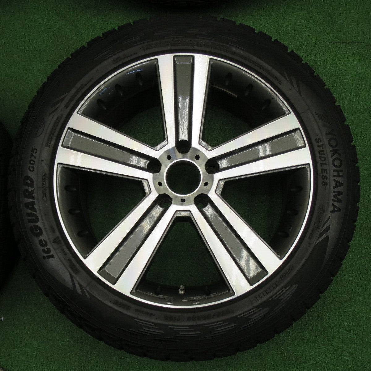 バリ溝！9分★ベンツ Gクラス G63 等 EuroPremium WERNER 275/50R20 スタッドレス ヨコハマ アイスガード G075 ユーロ プレミアム ヴェルナー 20インチ PCD130/5H★6030702NKス