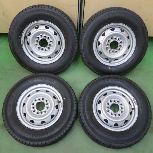 ほぼ未使用！25年！キレイ★スタッドレス 145/80R12 80/78N ヨコハマ アイスガード iG91 スチール ホイール 12インチ PCD100 110 114.3/4H マルチ★6041403イス
