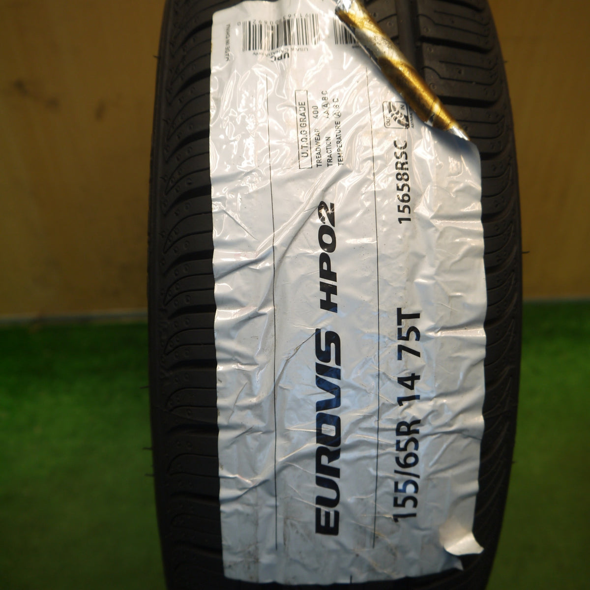 未使用！25年！1本◎155/65R14 ロードストーン EUROVIS HP02 タイヤ 14インチ N-BOX ワゴンR タント ムーヴ 等◎6090109Hノタ