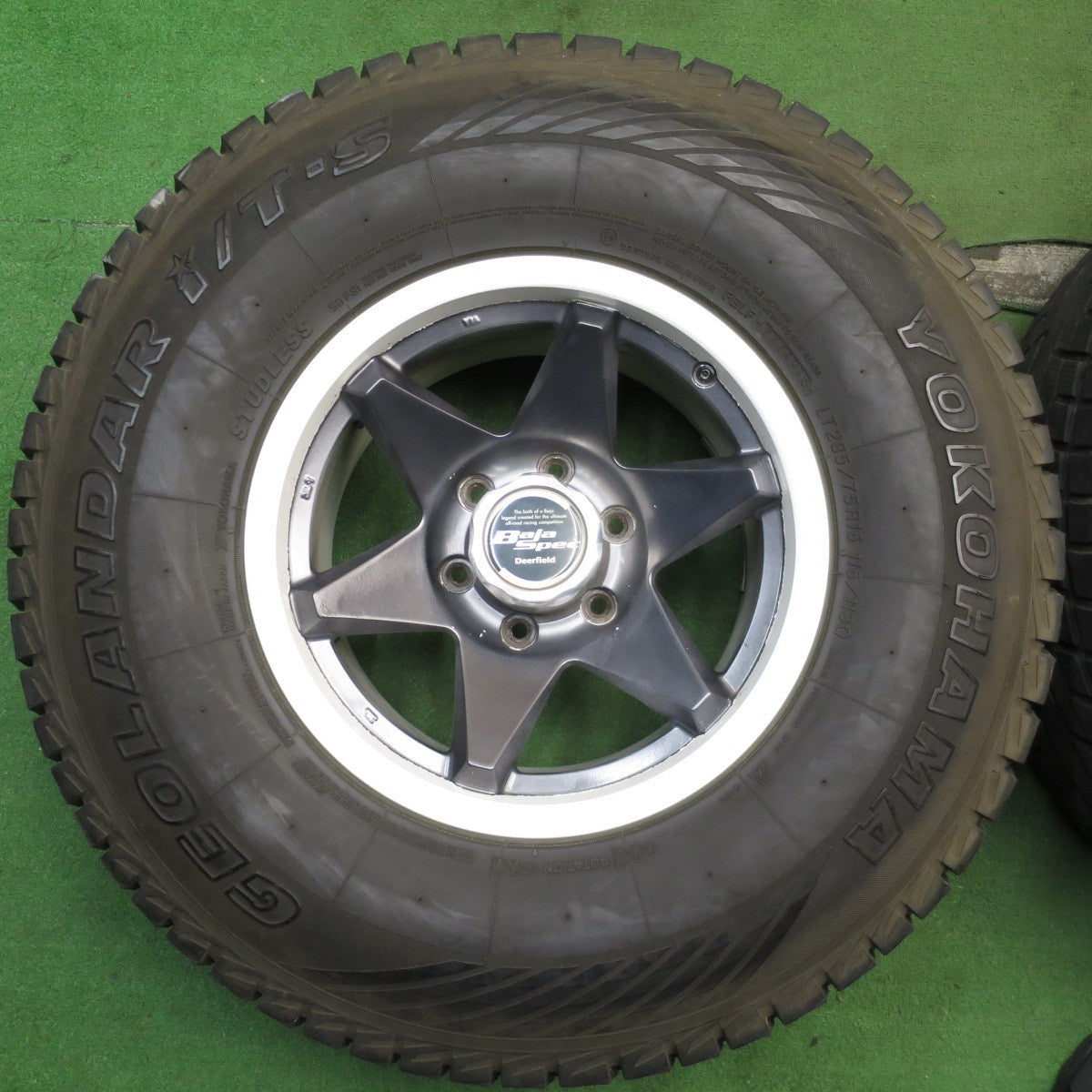 バリ溝！9分★スタッドレス 285/75R16 116/113Q ヨコハマ ジオランダー i/T-S Baja Spec Deerfield ディアフィールド バハスペック PCD139.7/6H★5053001NJス