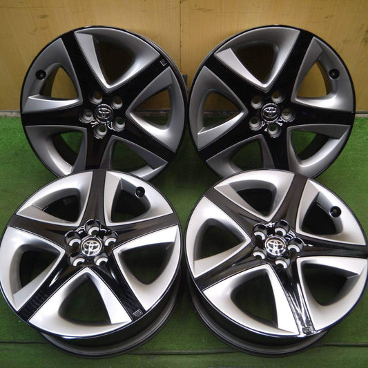 *送料無料* 新車外し★トヨタ プリウス 50系 後期  ツーリング 純正 ホイール 17インチ 17×7J PCD100/5H★4042605Hホ