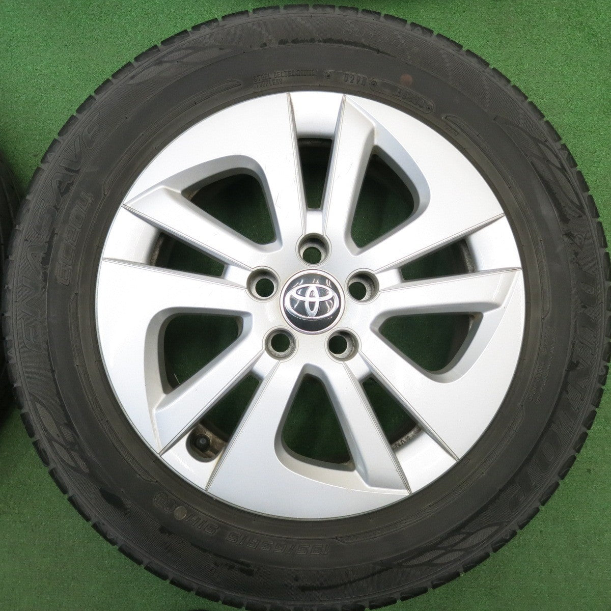 4本価格★トヨタ 50系 プリウス 純正 195/65R15 ダンロップ エナセーブ EC204 15インチ PCD100/5H★6022808HAノ