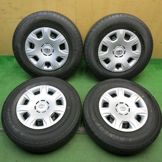 新車外し！22年★トヨタ 200系 ハイエース 純正 スチール 195/80R15 107/105N ダンロップ SP175N 15インチ PCD139.7/6H★5062108HAノ