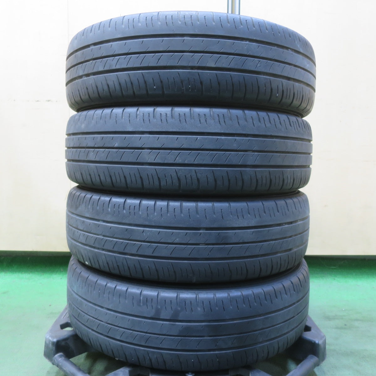 4本価格◎スズキ ハスラー 純正 スチール 165/60R15 ダンロップ エナセーブ EC300+ 15インチ PCD100/4H◎6101204イノ