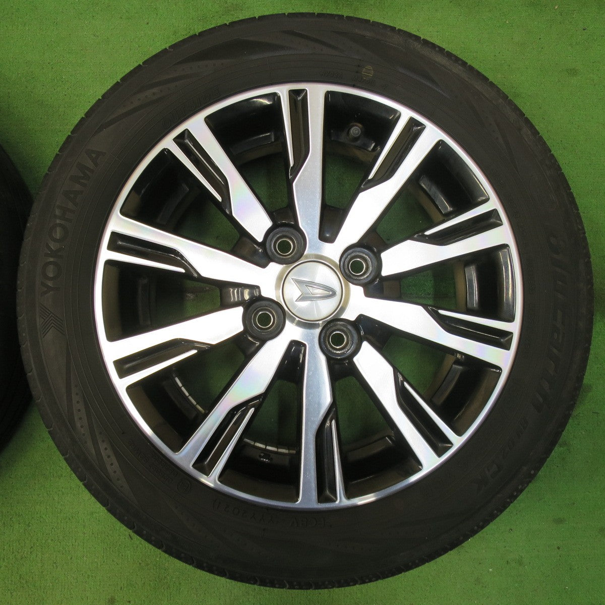 [送料無料] 4本価格！21年★ダイハツ タント カスタム 純正 155/65R14 ヨコハマ ブルーアース RV-02 CK 14インチ PCD100/4H★5031209イノ