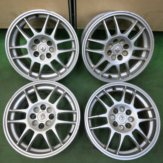 4本価格★ルノー ルーテシア メガーヌ 等 純正 O・Z ホイール 15インチ 15×7J OZ PCD100/4H★5042511SYホ