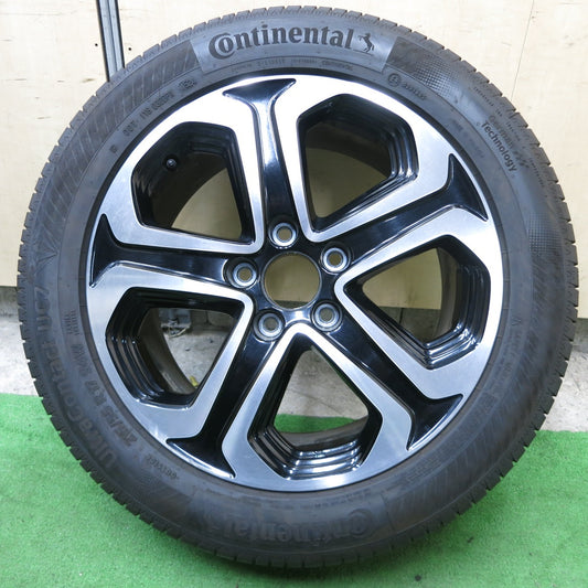 ほぼ未使用！24年！1本★ホンダ RU ヴェゼル 純正 ENKEI 215/55R17 コンチネンタル ウルトラコンタクト UC7 エンケイ 17インチ PCD114.3/5H★5080604ナノ