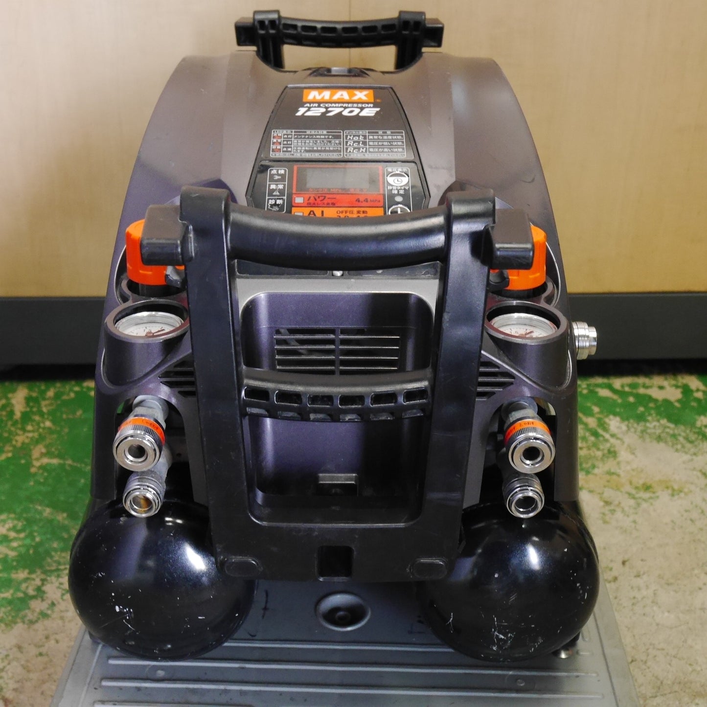 [送料無料] ☆MAX マックス スーパー エア コンプレッサー AK-HH1270E クールグレー エアー ツール 工具 ジャンク品☆