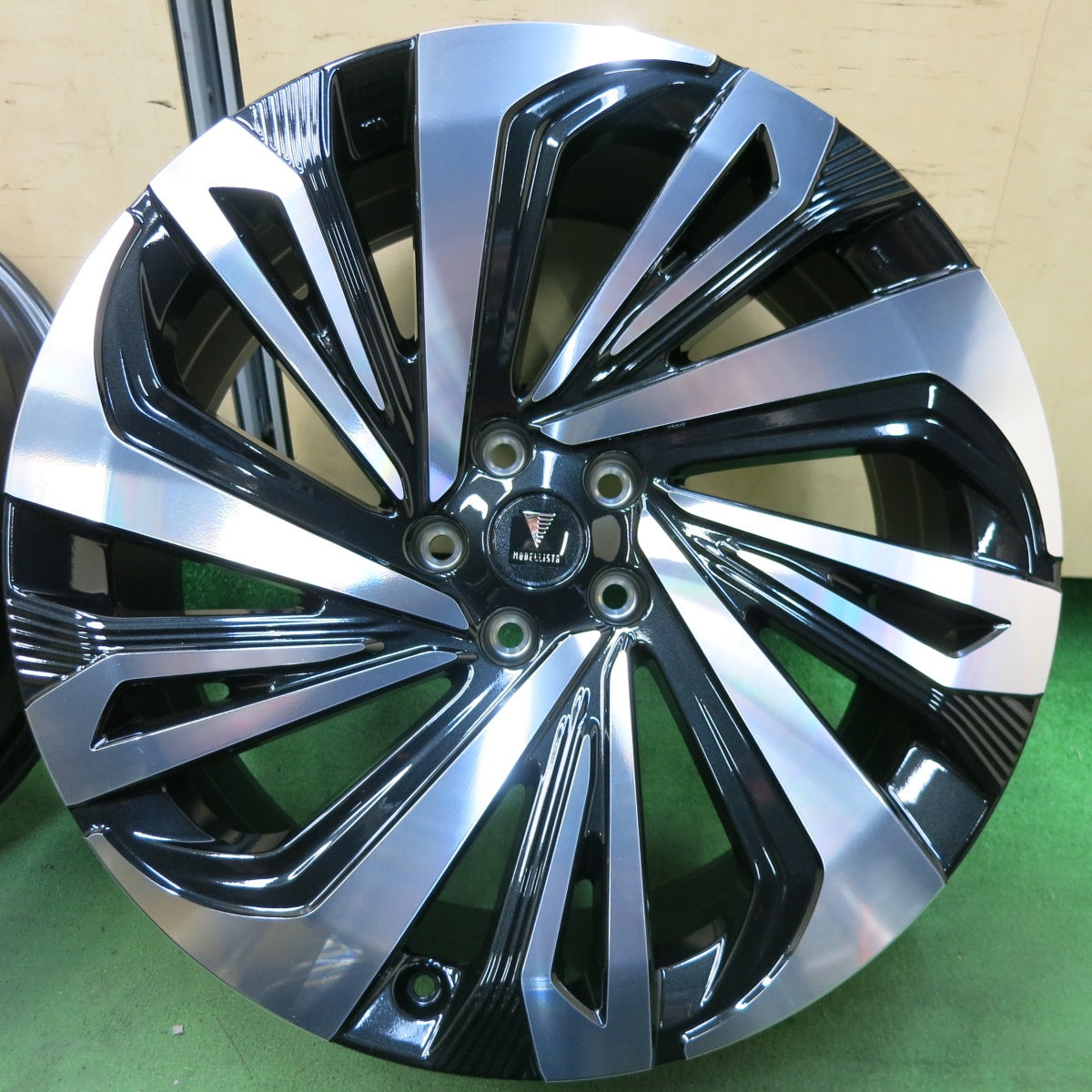 [送料無料] 未使用！付属品付★クラウン OP MODELLISTA WingDancer XXI ENKEI モデリスタ ウイングダンサー ホイール 21インチ 21×8.5J エンケイ PCD114.3/5H★5021903SYホ